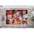 thumbnail image 5 of Printed Rugs, American Football Players Rug, Entryway Rug, Floor Rug, Famous Rug, Man Cave Rugs, Motivation Rugs, Non Slip Rugs, 5.9'x9.2' - 180x280 cm, 5 of 8