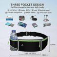 thumbnail image 2 of Running Belt Waist Pack Bag, Black, 2 of 5