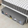 thumbnail image 6 of Hearthoom Underbed Storage Container Flat Organizer Box 36x24 Inch for Clothes Bedding Blanket Foldable, 6 of 8
