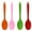 Red, Orange, Pink, Green, variant on 4 Pcs Kitchen Cooking Silicone Spatula Heat Resistant Turner Scraper Baking Utensils Red Blue Pink Green