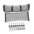 thumbnail image 3 of funtasica Car Cargo Net Trunk Storage Net Car Accessories Practical Convenient Trunk Cargo Net Organizer Cargo Storage Net for Outdoor 90x40cm double layer, 3 of 9