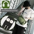 thumbnail image 3 of Riñonera impermeable, bandolera deportiva, plegable, ligera, de nailon, para viajes, informal, con monedero adicional para adultos y adolescentes, 3 of 6