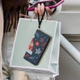 thumbnail image 3 of Womens Wallet Bifold Ladies Cluth Bag Wristlet Wrist Strap Long Purse Christmas Hat Pattern Design, 3 of 6