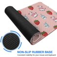 thumbnail image 6 of Long Mouse Pads for Desk,Pink Cow Strawberry Milk Pattern Desk Mats on Top Of Desks, Desk Mouse Pad Extra Large with 3mm Non-Slip Base and Stitched Edge for Gaming,Office,Work,Home 31.5"x11.8", 6 of 6