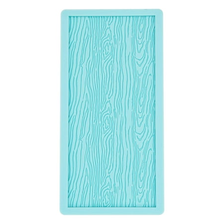 UPC: 0195158459982 | Wood Grain Pattern Silicone Fondant Mold by Celebrate It®