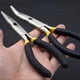 thumbnail image 1 of Alicates multiusos de acero inoxidable, alicates de corte de línea de extracción de gancho para manualidades de pesca con punta doblada o recta, 1 of 5