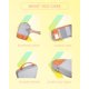 thumbnail image 5 of Juego de 6 cubos de compresión para viajes, bolsas ligeras organizadoras de equipaje, bolsas duraderas para ahorrar espacio, artículos esenciales de viaje, 5 of 6