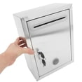 thumbnail image 3 of SKISUNO Suggestion Box with Lock and Slot Stainless Steel Durability for Office 1Pcs, 3 of 8