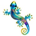 thumbnail image 1 of Craft Iron Gecko Pendant for Home, Blue, 1 of 5