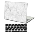 thumbnail image 3 of KSK KAISHEK Hard Shell Only for 2018 - 2022 Released New MacBook Air 13 inchs with Retina Display & Touch ID USB Type-C Model: A2337 m1/A2179/A1932 Marble 28_2 + Black Keyboard Cover, 3 of 5