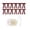 #3, variant on LOWLHOME Christmas Bow Ornament Set With Pearl Chain DIY Holiday Hanging Decor Kit For Xmas Tree Party Decoration