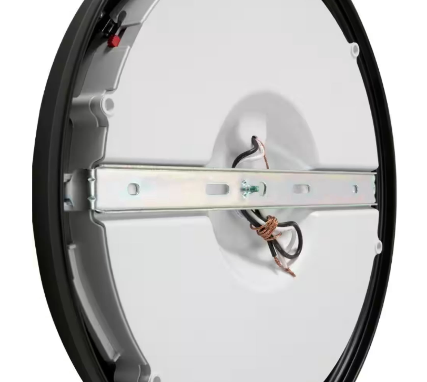13” Matte Black Ceiling Flush Mount Light