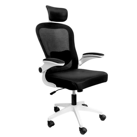 Silla Oficina Ergonomica Soporte Lumbar Material Respirable negro