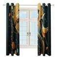 thumbnail image 3 of Watercolor Bird Blackout Curtains for Bedroom Curtains Insulated Room Darkening Window Drapes for Living Room, 3 of 7