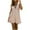 Beige, variant on yillto Women's Dress Summer Sleeveless Mini Dresses Casual Loose V Neck Backless Short Sundress