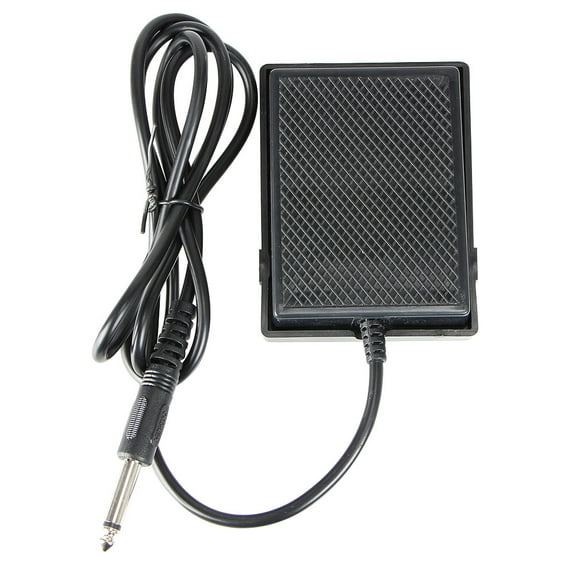 Universal Electronic Piano Sustain Pedal Compatible with Keyboard Instruments - Black Sustain Pedal for Music Players