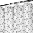 thumbnail image 3 of Black White Checkerboard Checkered Pattern Shower Curtain 36"x72" ,Bathroom Decorative Shower Curtains Set with 12 Hooks,Modern Waterproof Washable Shower Curtain, 3 of 6