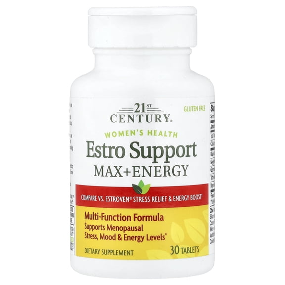21st Century Estro Support Max plus Energy - 30 Count