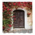 thumbnail image 3 of Ambesonne Moroccan Shower Curtain, Old Door with Flowers, 69"Wx75"L, Multicolor, 3 of 5
