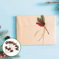 thumbnail image 2 of 10 Uds. De ramas falsas de Navidad, decoración de pino de fruta roja Artificial, decoración navideña, 2 of 5