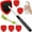 Red, variant on Extendable Car Window Cleaning Tool With Aluminum Handle And Washable Pad For Interior/Exterior Glass