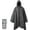 Grey, variant on Plus Size Adult Rain Poncho with Hood and Zipper, Poncho Para Lluvia, Tactical Ponchos Adult For Camping, Hiking