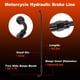 thumbnail image 3 of Kit de línea de freno hidráulico delantero de 42.5" Unique Bargains para manillar de 12 pulgadas para Harley Sportster XL 2004-2024 negro, 3 of 7