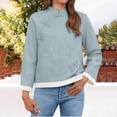 thumbnail image 2 of Vinsonshop Women’s Embroidered Tops Embroidered Boho Tops Linen Clothes for Women Mandarin Collar Chinese Outfit Women Peasant Tops Tunic Tops Beachy Outfits for Women (M-4XL), 2 of 9