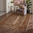 thumbnail image 3 of KUETH 8x10 Animal Area Rugs for Living Room, Non Slip Machine Washable Vintage Boho Rug, Low Pile Print Rug for Bedroom Dining Room Home Office, 3 of 4