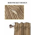 thumbnail image 6 of Country Farmhouse Living Room Curtains 2 Panel, Vintage Plants Lines Pattern Brown Cafe Window Treatment, Farmhouse Bedroom Bathroom Kitchen Curtains Drapes 104"x45", 6 of 6