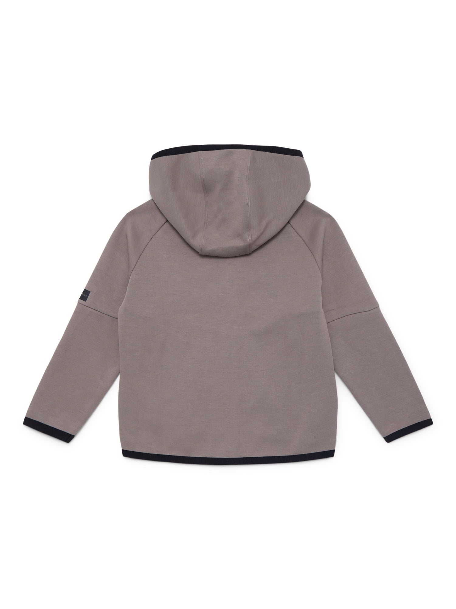 Athletic Works Boys Double Knit Zip Hoodie, Midweight, Sizes 4-18 & Husky