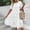 D-White, variant on Elegant Dresses For Women Short Sleeve New Mid Length Dress Lace Jacquard Hollow Out Slim V Neck Flowy Dress Classic Clothing 2Xl Blue