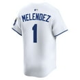thumbnail image 3 of Men's Nike MJ Melendez White Kansas City Royals Home Limited Player Jersey, 3 of 3