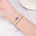 thumbnail image 4 of Ladies eye bracelet 18ct gold plated layer bracelet jewelry bracelet, 4 of 5