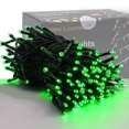 thumbnail image 1 of Cadena de luces para el hogar, 200 LED, 20 m, verde, 8 modos, 110 V, 1 of 7