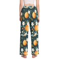 thumbnail image 3 of FORMRS Women's Pajama Pants with Pockets Soft Comfy Loungewear Sleep Bottom, Sizes S-2XL, Green Oranges, 3 of 8