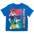 thumbnail image 4 of Power Rangers Big Boys T-Shirt and Mesh Shorts Outfit Set Toddler to Big Kid, 4 of 5