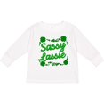 thumbnail image 3 of Inktastic Sassy Lassy with Green 4 Leaf Clovers Boys or Girls Long Sleeve Toddler T-Shirt, 3 of 5