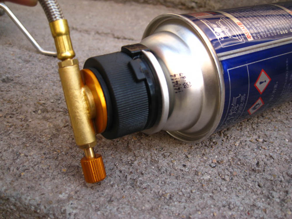 Outdoor Hiking Stove Furnace Converter Connector Gas Canister Cans Tank Adapter