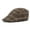 Coffee, variant on Autumn And Winter Cotton Old Man Hat Retro Checkered Berets Forward Hat Men's Peaked Hat Outdoor Travel Hat