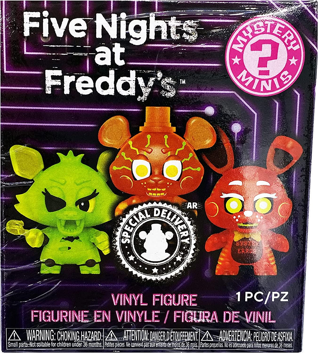 Five Nights at Freddy's Security Breach Mystery Minis Collectible Figures  One FNAF Mystery Figure and 2 My Outlet Mall Stickers : : Toys &  Games