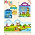 thumbnail image 5 of Reusable Sticker Books for Toddler Toys Age 2-4, Window Clings for Kids, Educational Stickers Toy for Toddlers Boys Girls Gifts - Busy Market Stickers, 5 of 7