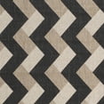 thumbnail image 5 of SAFAVIEH Courtyard Kaius Chevron Stripes Indoor/Outdoor Area Rug, Black/Brown, 5'3" x 7'7", 5 of 6