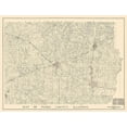 thumbnail image 2 of Standard Engineering 18x15 Gold Ornate Wood Framed with Double Matting Museum Art Print Titled - Perry County Illinois - Standard Engineering 1908, 2 of 4