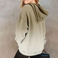 thumbnail image 4 of Cute Clothes For Teen Girls Girls Clothes Girls Casual Long Sleeve Hoodies Cute Oversized Fleece Pocket Sweatshirt Tops Khaki 11-12 Years, 4 of 6