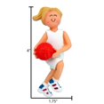 thumbnail image 5 of Personalized Basketball Ornament 2024 Female Blonde Basketball Player 1 Count - Ornaments by Elves, 5 of 10