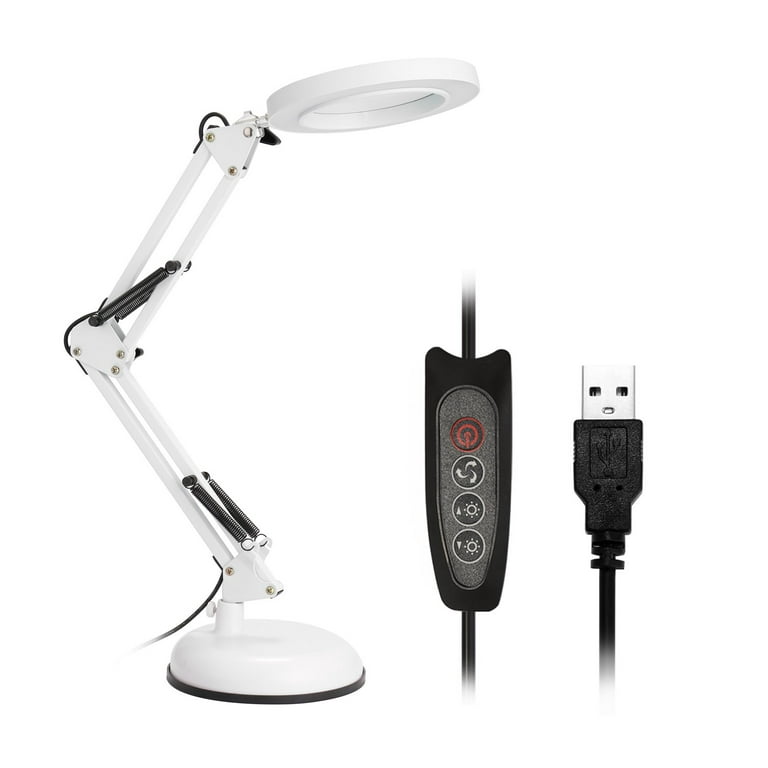 2021 NEW Magnifying Glass With LED Lights Foldable Reading Lamp