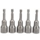 thumbnail image 1 of Zócalo Magnético, Zócalo De Punta De Destornillador Con Fuerte Magnético Reduce El Daño Del Tornillo 5 Piezas Para La Industria ZAQW Electric Screwdriver Bit Socket, 1 of 8