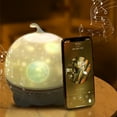 thumbnail image 3 of Music Projector Night Light With BT Speaker Chargeable Universe Starry Sky Rotate LED Lamp Colorful Flashing Star Kids Baby Gift, 3 of 8