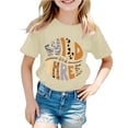 thumbnail image 1 of Chandail Filles Col Rond T-Shirts Graphiques T-Shirts Garçons T-Shirts Filles 3T Vêtements Tendance, 1 of 3